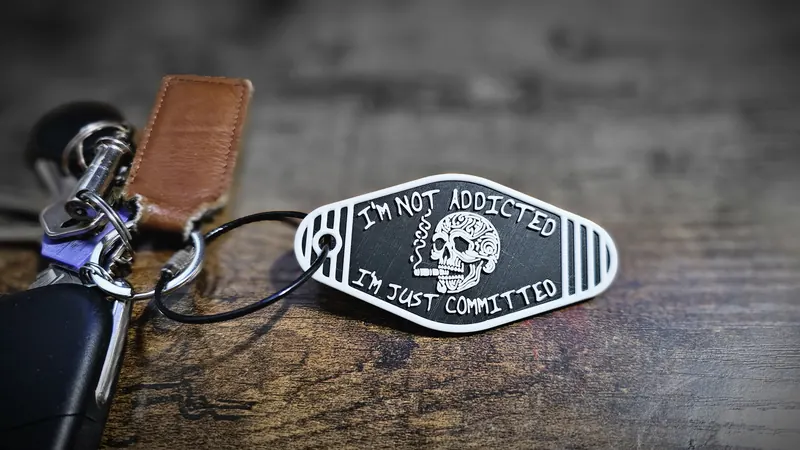 Custom Keychain - Personalized 3D printed keychain